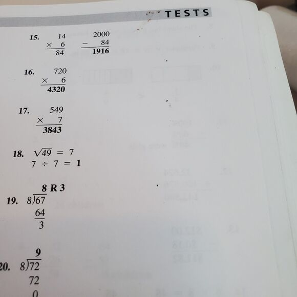 Saxon Math Homeschool 5 / 4: Solutions Manual - Paperback - ACCEPTABLE - Picture 13 of 16